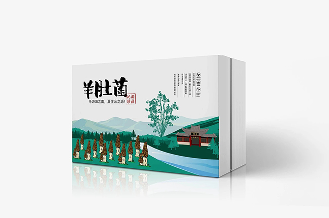 獨特新穎的羊肚菌包裝盒無法避開包裝定制